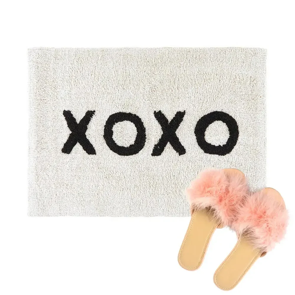 Set of 2 XOXO Bath Mat | Soft Cotton Indoor Rug | 20